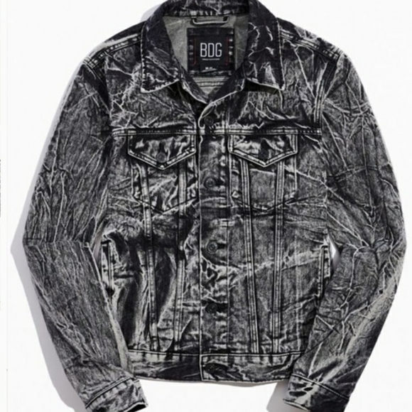 BDG Other - NWT UO BDG DARK BLACK WASH DENIM TRUCKER JACKET